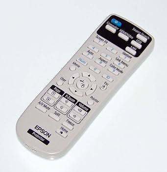 EPSON プロジェクター 本体 リモコン付き YXS144☆中古品☆EPSON プロジェクター用リモコン129175100 電池